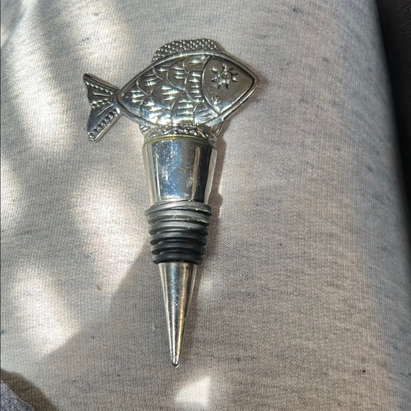 unknown Other - Silver Fish Wine Bottle Stopper